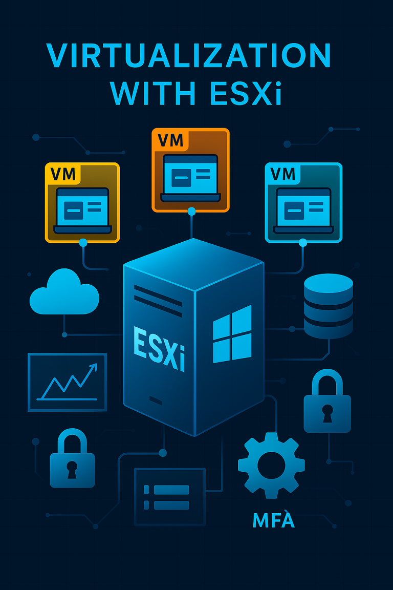 مجازی سازی در esxi